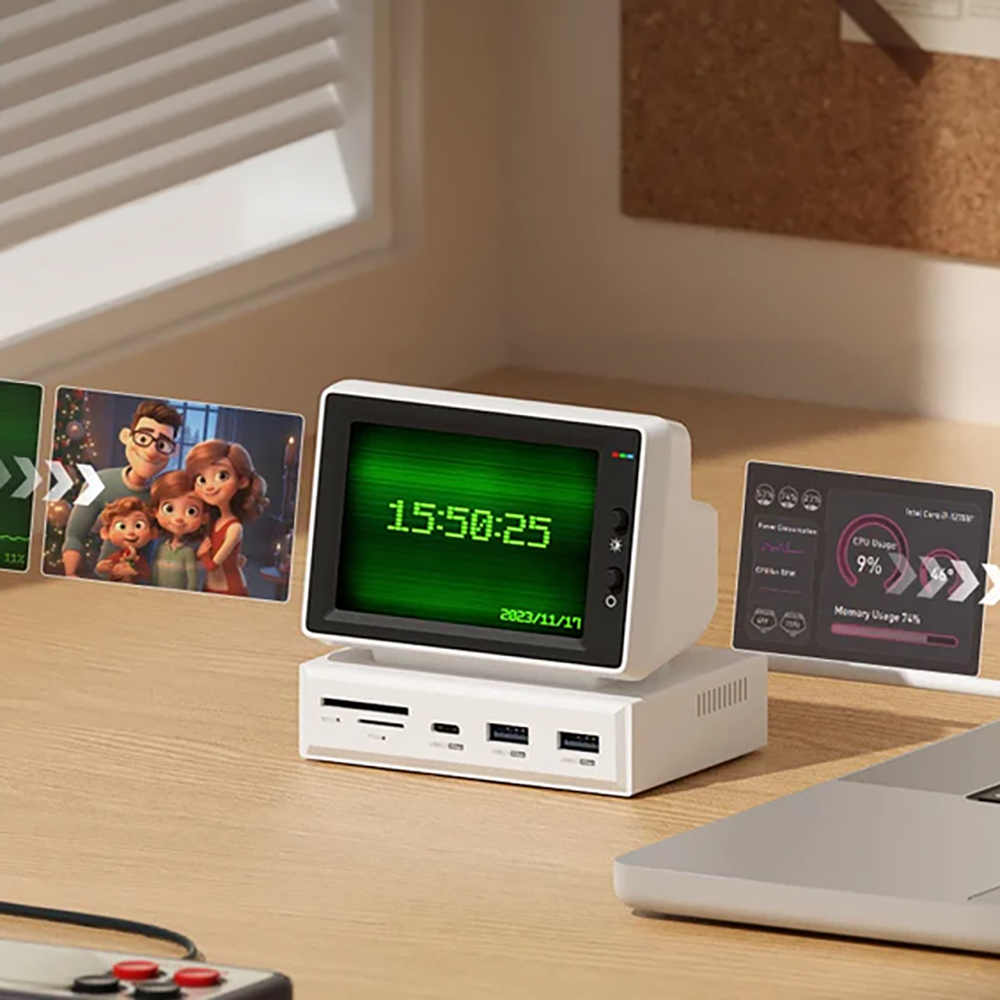 The Nostaly Monitor® Retro Docking Station Monitor