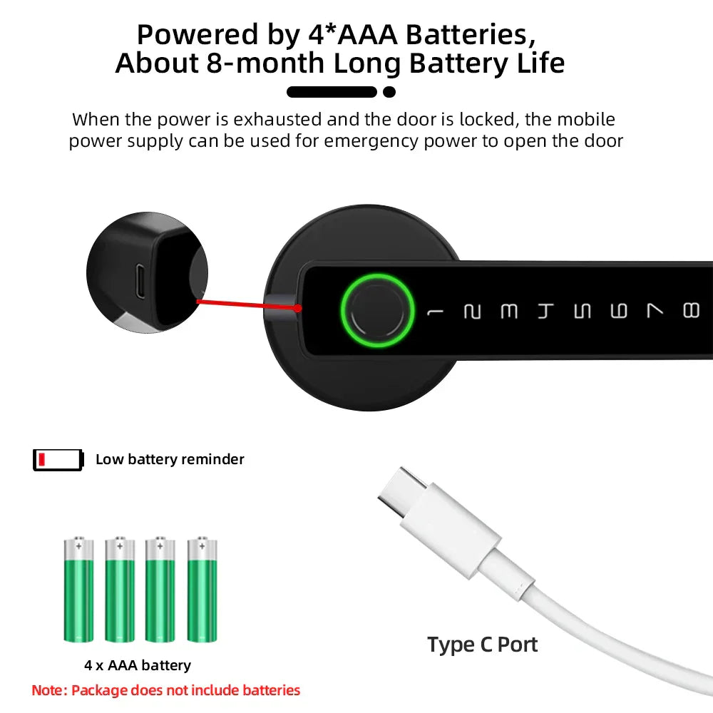 SecureKey BLE Fingerprint Smart Lock